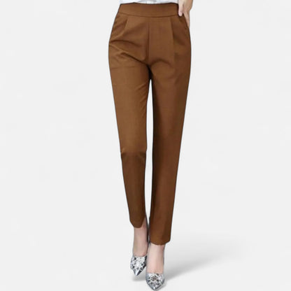 Mistrève | Pantalon Femme Harem Plissé Slim – Élégance Fluide & Poche Fonctionnelle