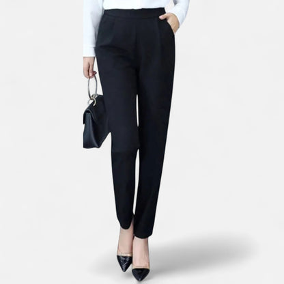 Mistrève | Pantalon Femme Harem Plissé Slim – Élégance Fluide & Poche Fonctionnelle