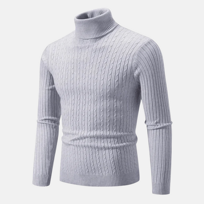 Mistrève | Pull Col Roulé Homme Élégant & Confortable – Style Classique