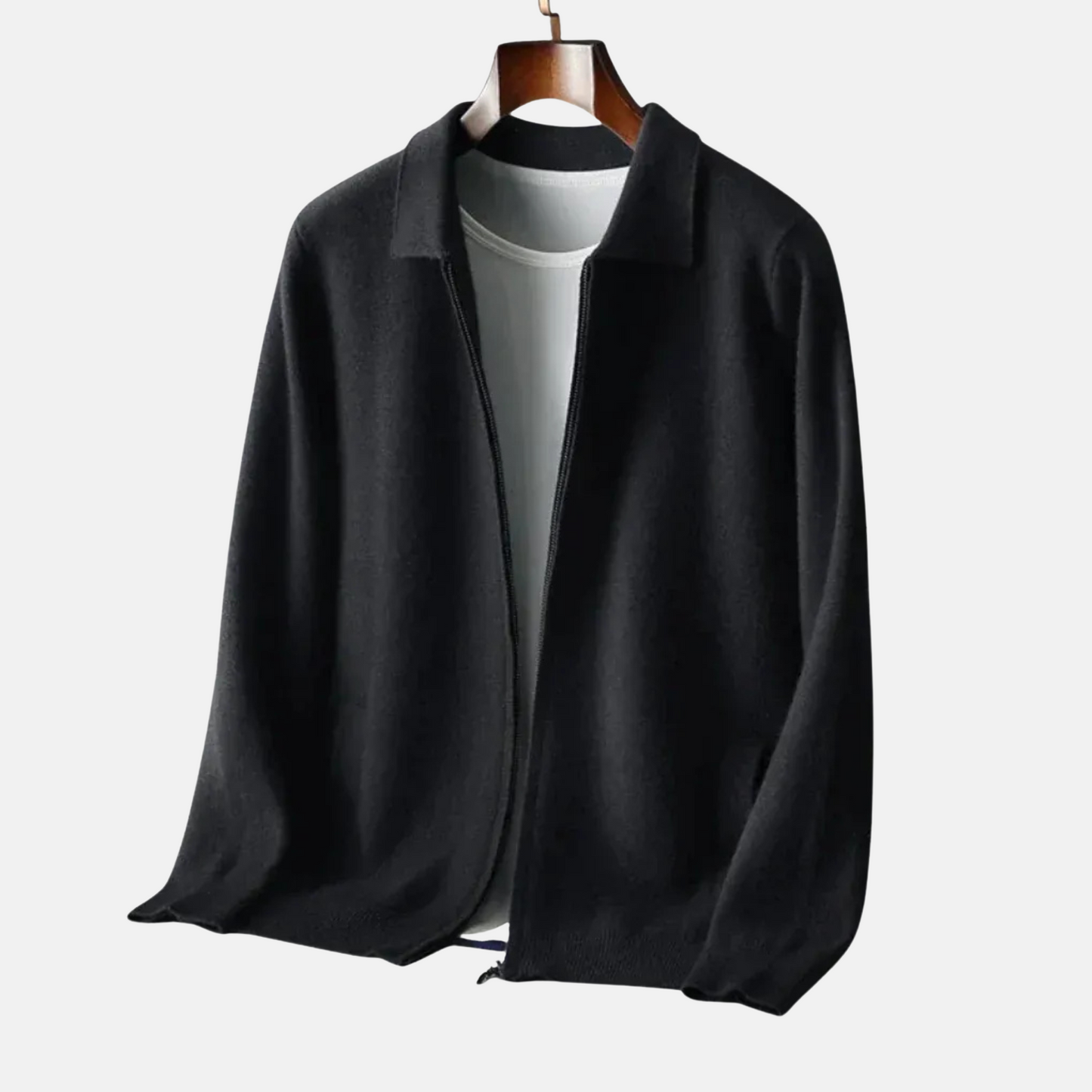 Mistrève | Gilet Zippé Homme Coupe Ajustée – Chaleur Douce et Style Raffiné