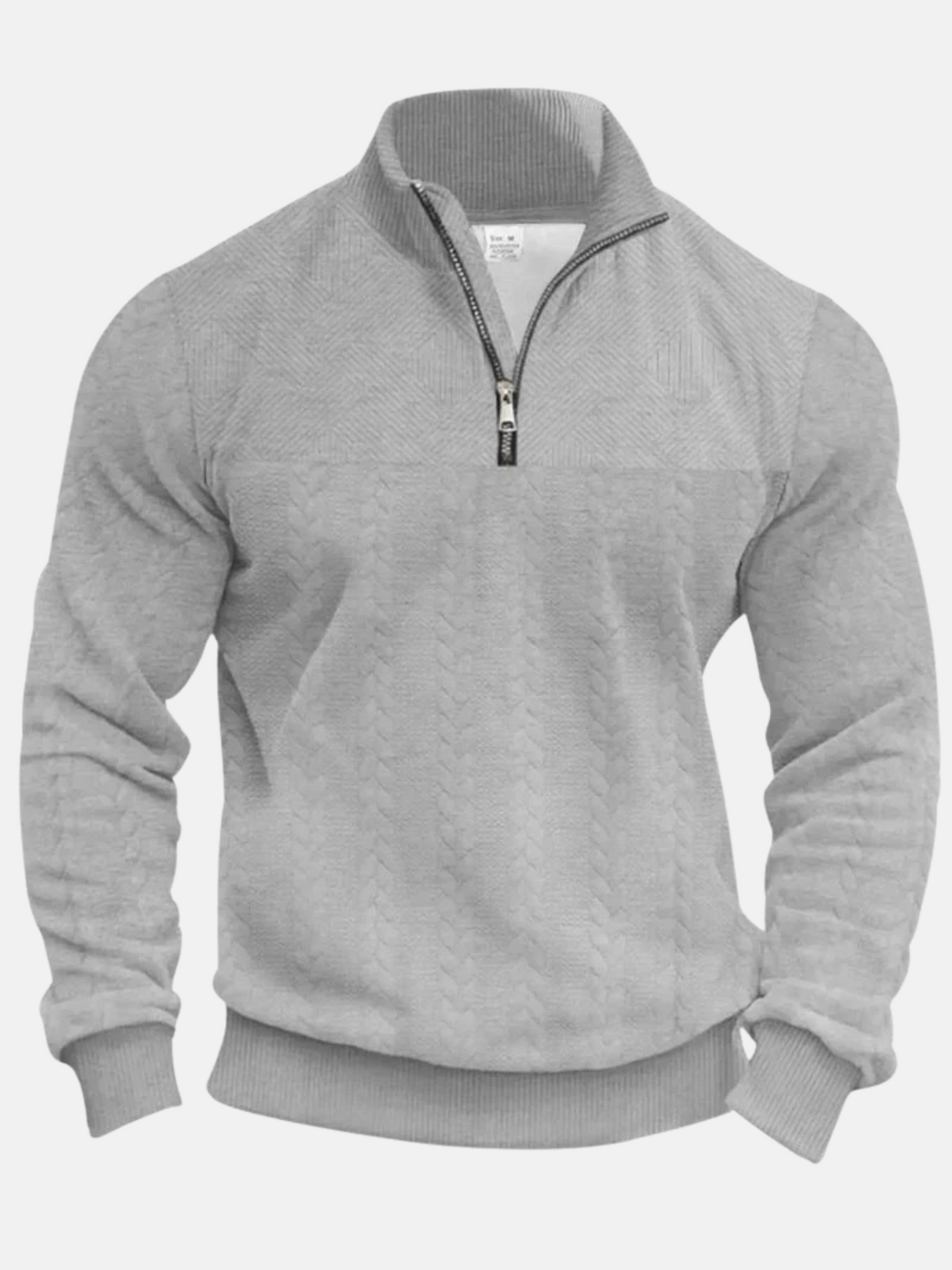 Mistrève | Pull Zippé Homme  – Col Montant Structuré & Intérieur Doux