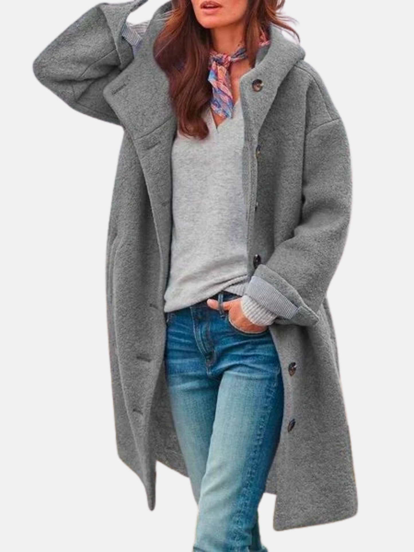 Mistrève | Manteau d’Hiver Femme avec Poches – Élégance Intemporelle et Confort Assuré