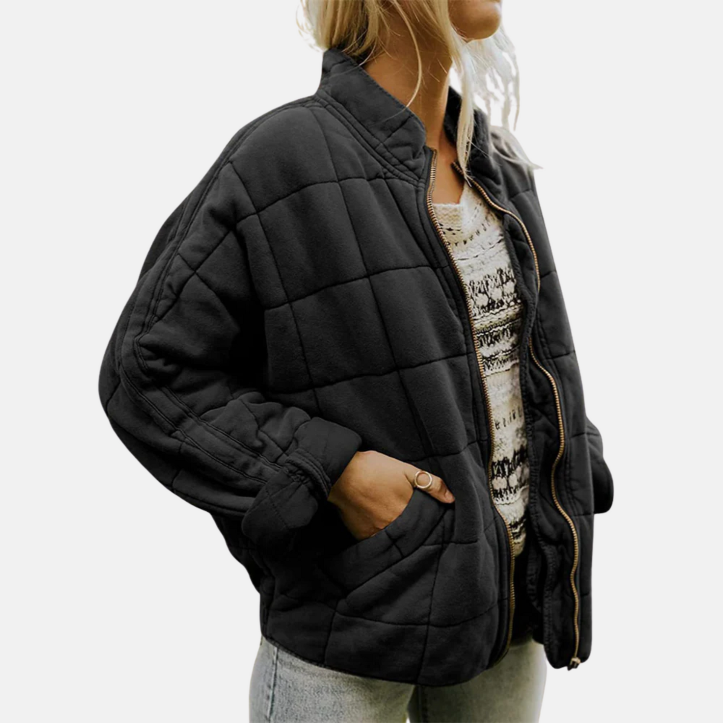 Mistrève | Veste Matelassée Femme – Chaleur Légère et Élégance Décontractée