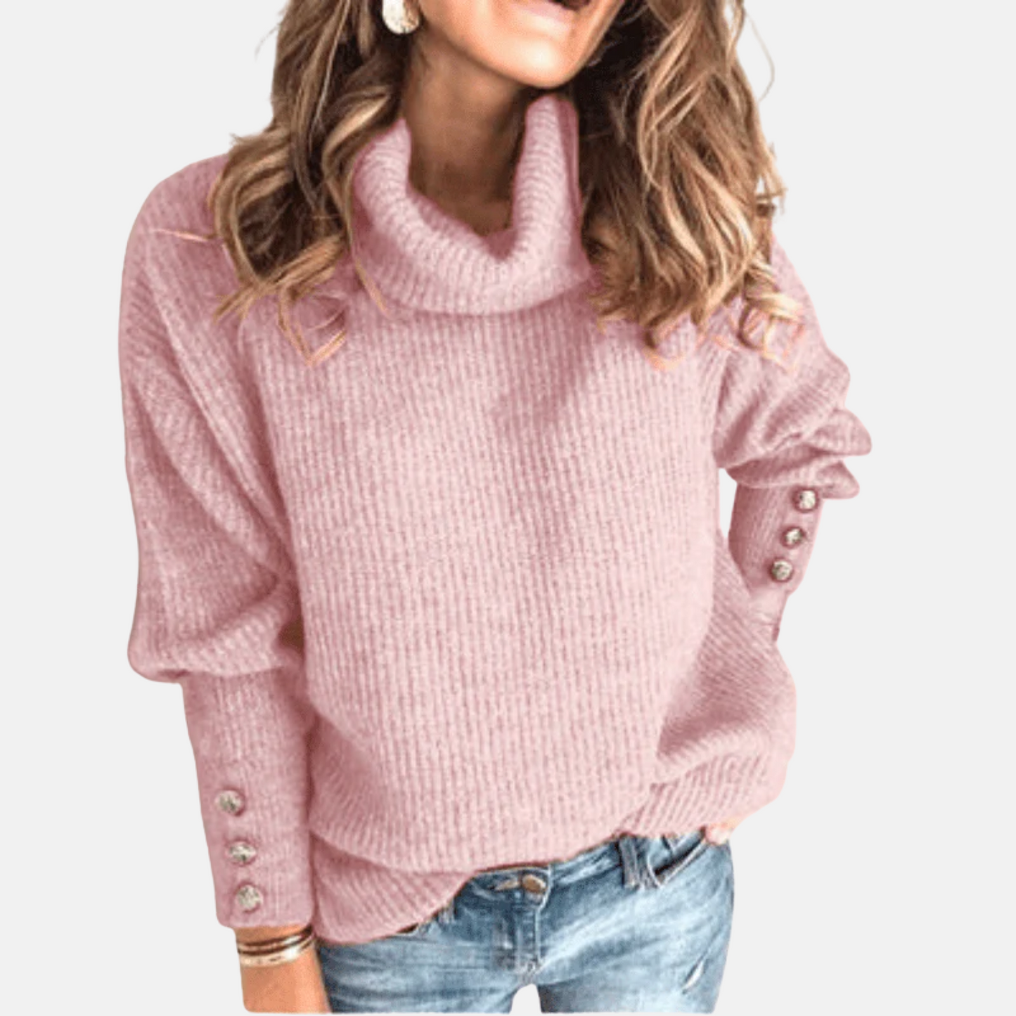 Mistrève | Pull Fin Col Roulé Femme – Élégance Douce & Confort d’Automne