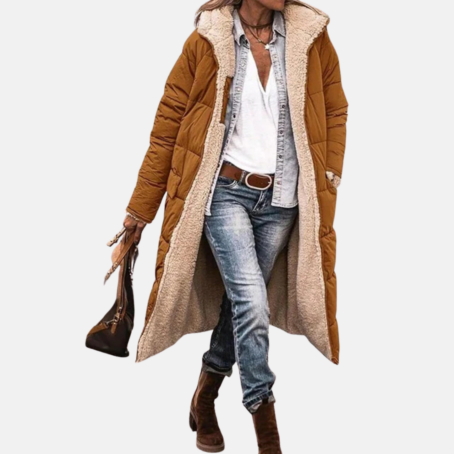 Mistrève | Manteau Long Hiver Femme – Chaleur Optimale & Élégance Intemporelle