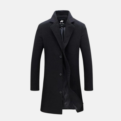 Mistrève | Manteau Long Business Homme – Élégance Coupe-Vent et Chaleur Saisonnière