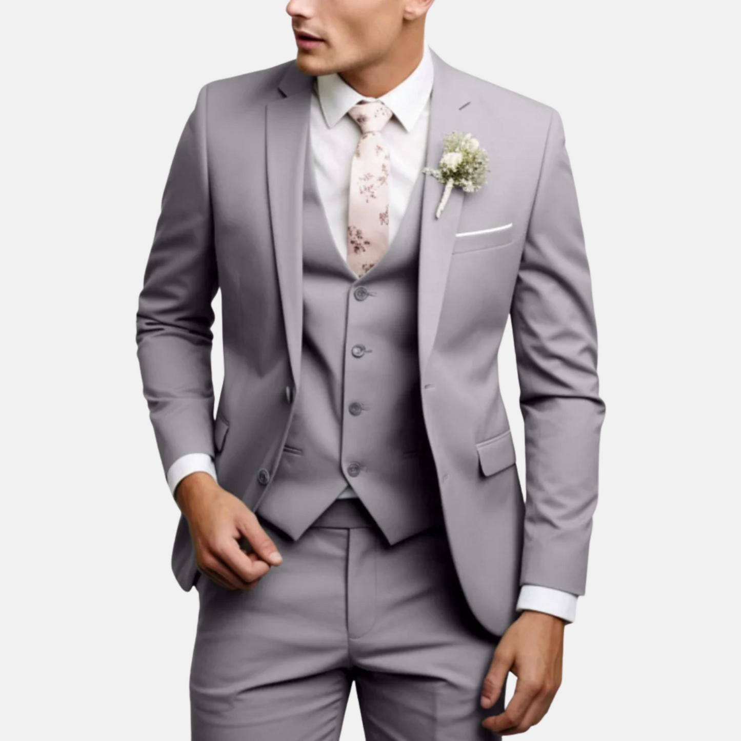 Mistrève | Costume 3 Pièces Homme Slim Fit – Élégance Moderne pour Mariages et Cérémonies