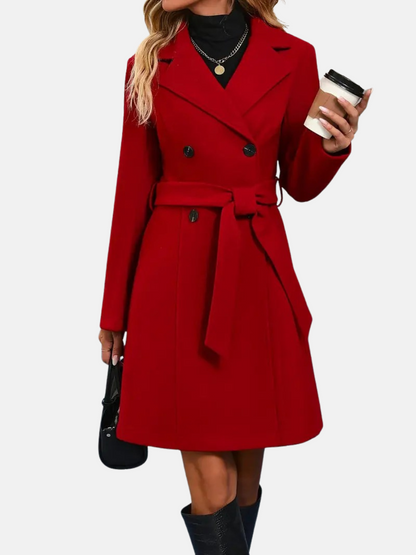 Mistrève | Trench-coat pour femme – Élégance, double boutonnage et col à revers