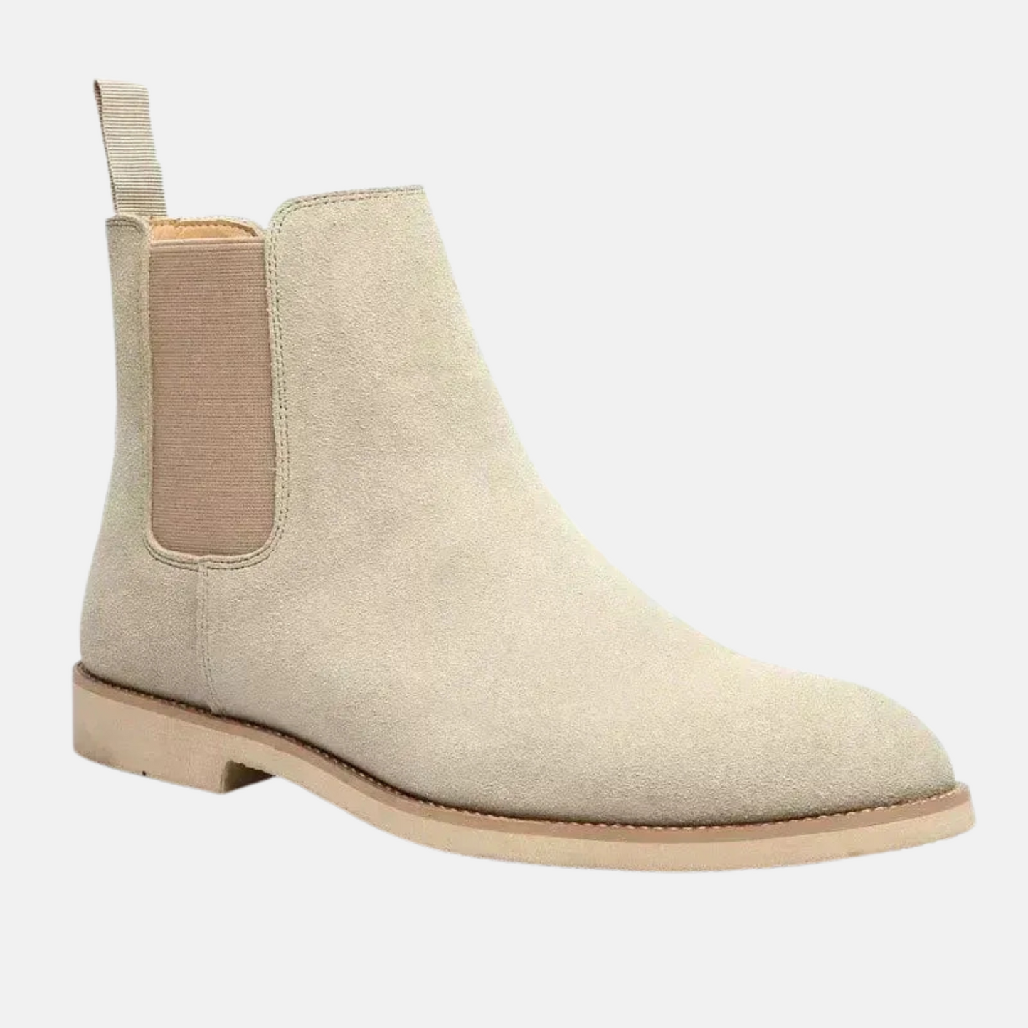 Mistrève | Bottines Chelsea en Veau Velours – Luxe et Confort au Quotidien