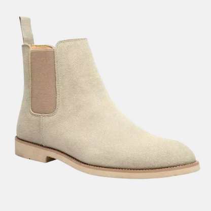 Mistrève | Bottines Chelsea en Veau Velours – Luxe et Confort au Quotidien