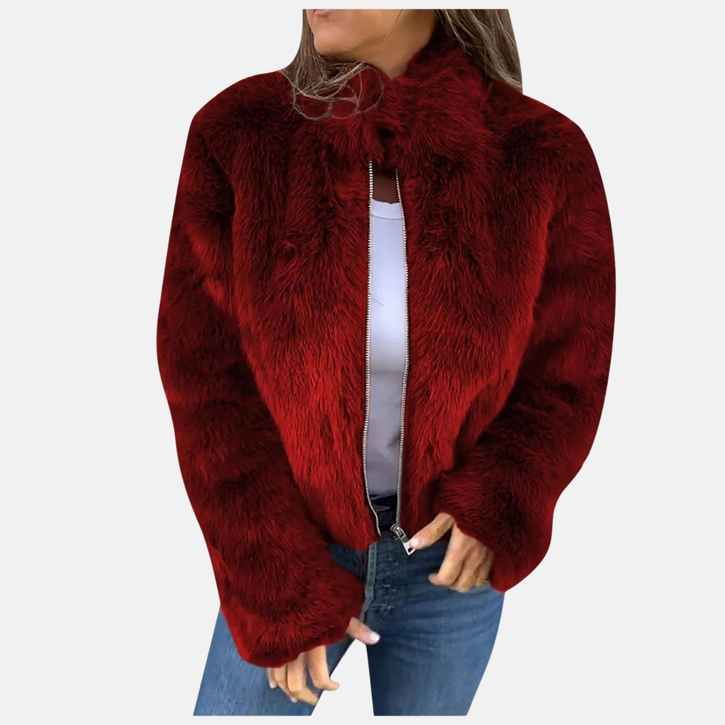 Mistrève | Veste Zippée Femme – Douceur Épais & Look Décontracté