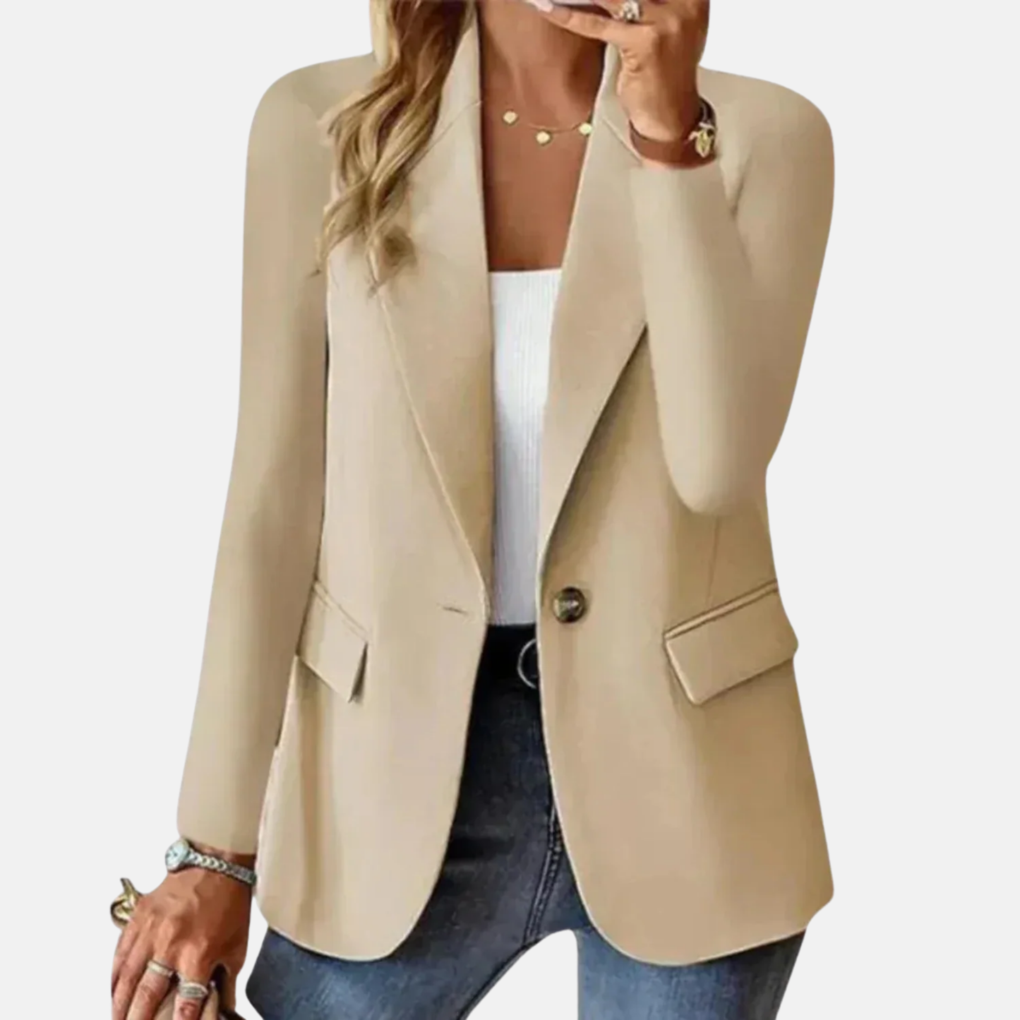 Mistrève | Blazer Tailleur Extensible – Élégance et Confort Flexible