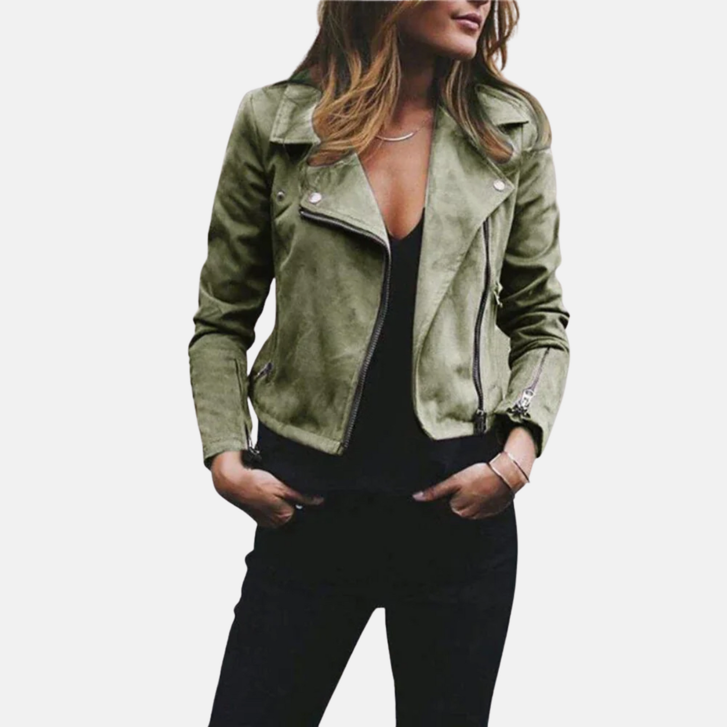 Mistrève | Veste en cuir Femme – Coupe Cintrée