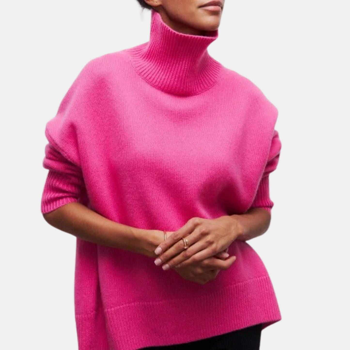 Mistrève | Pull Oversize Col Roulé  – Confort & Élégance Intemporelle