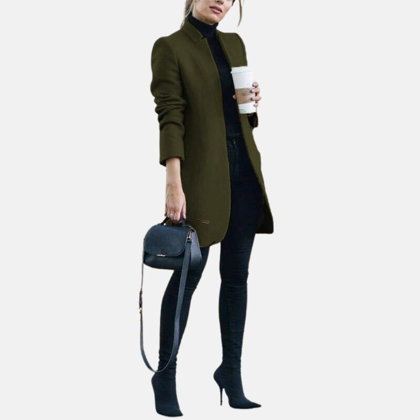 Mistrève | Manteau long pour femme – Élégance intemporelle et féminité raffinée