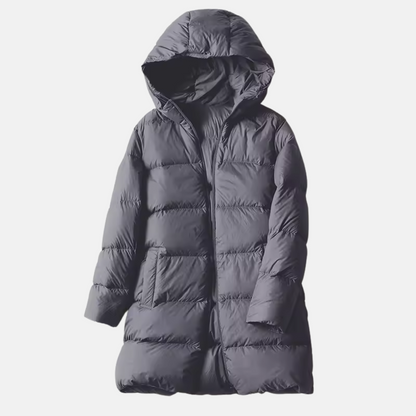 Mistrève | Doudoune Longue Femme à Capuche – Chaleur Optimale et Élégance Décontractée