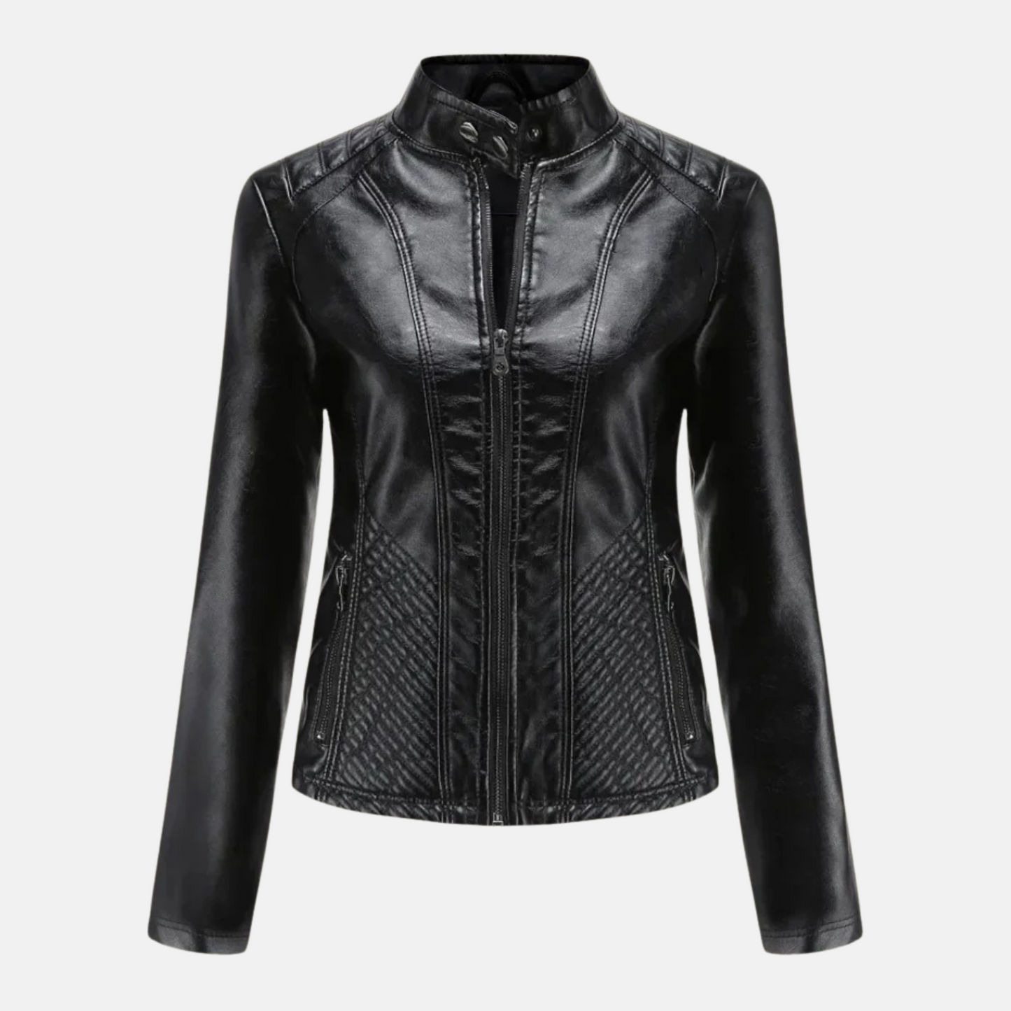 Mistrève | Veste Biker Cuir – Audace Féminine et Élégance Intemporelle