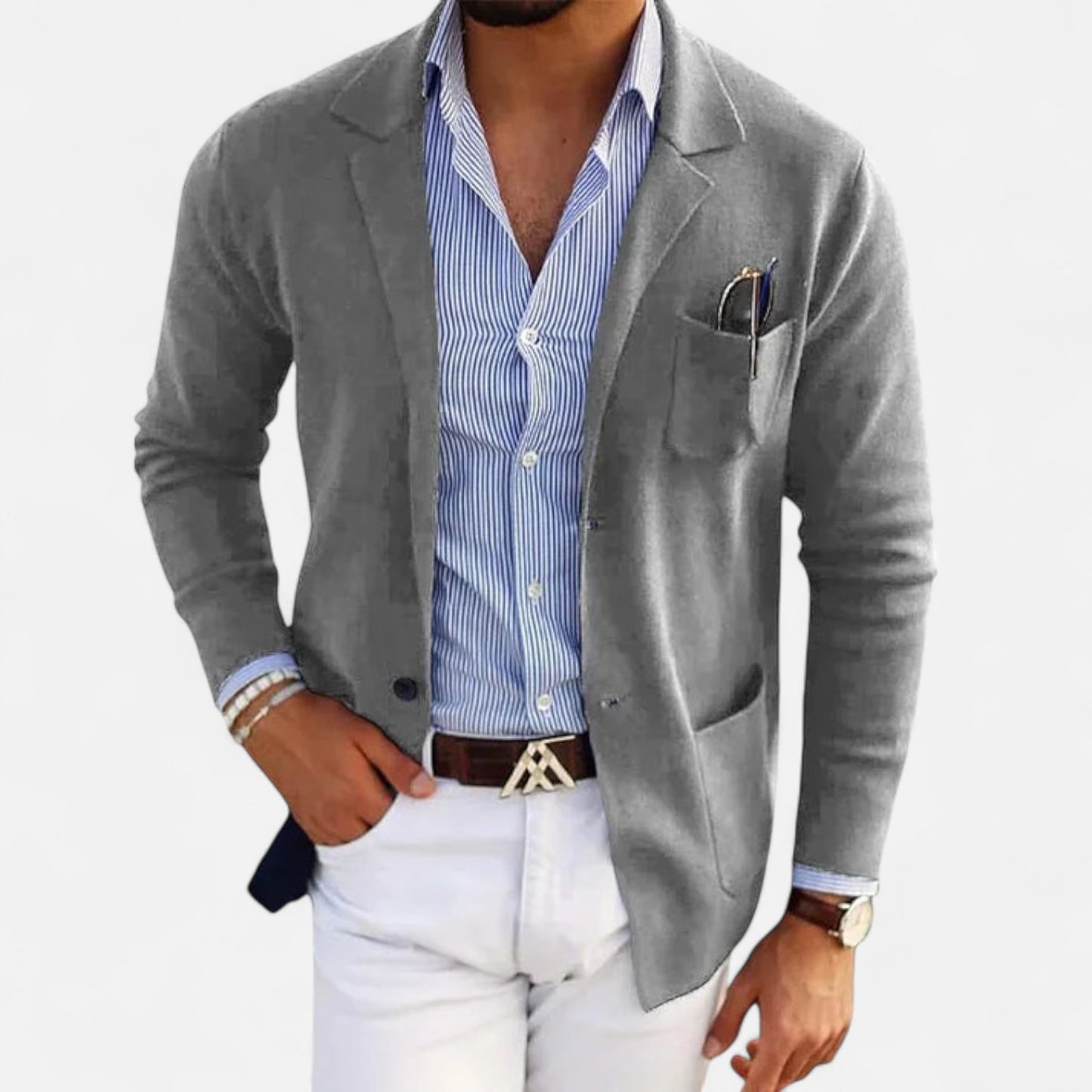 Mistrève | Blazer Confort Homme – Élégance Souple et Style Maîtrisé
