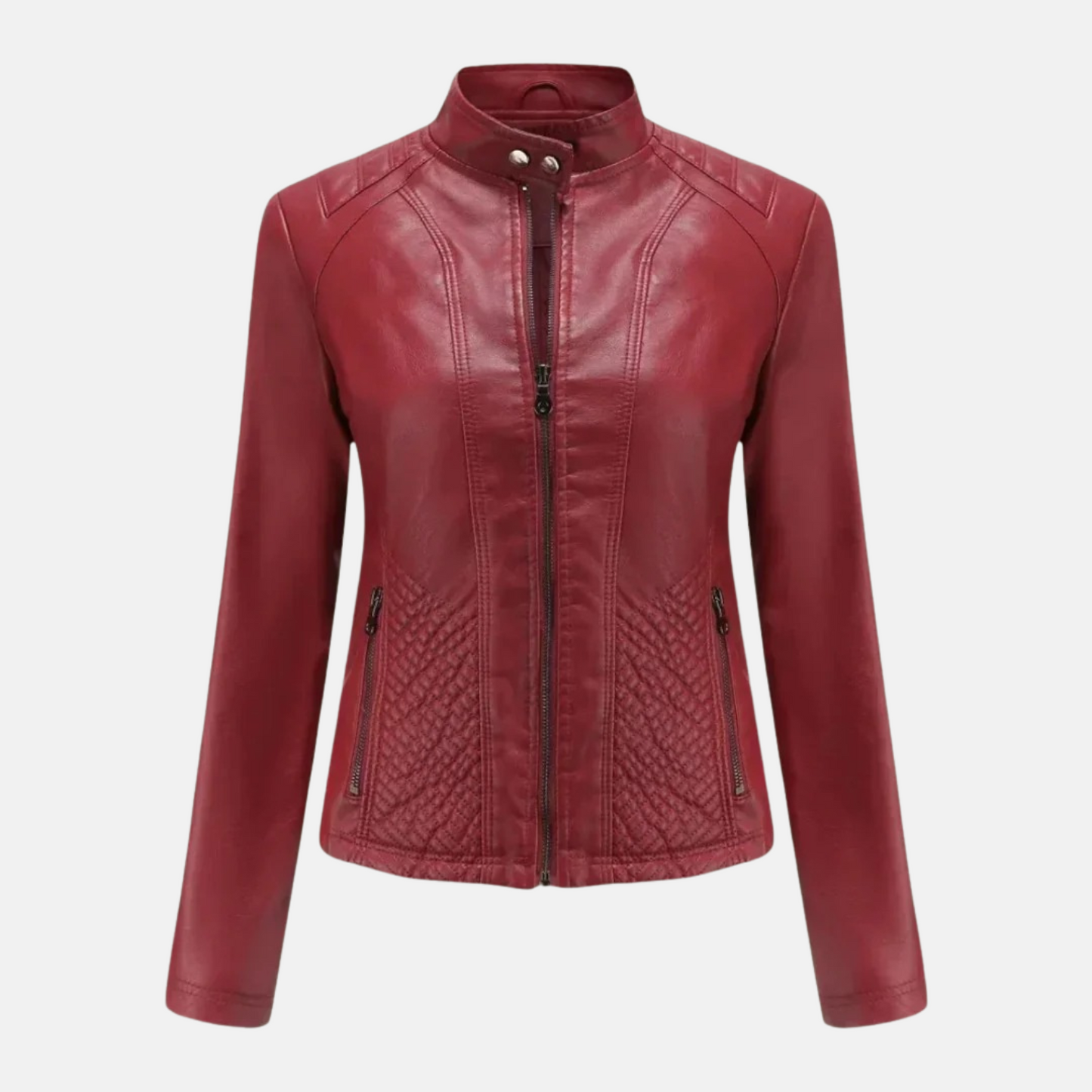 Mistrève | Veste Biker Cuir – Audace Féminine et Élégance Intemporelle