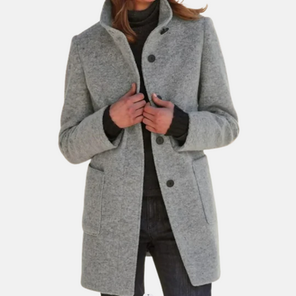 Mistrève | Manteau Femme Coupe-Vent à Col Montant