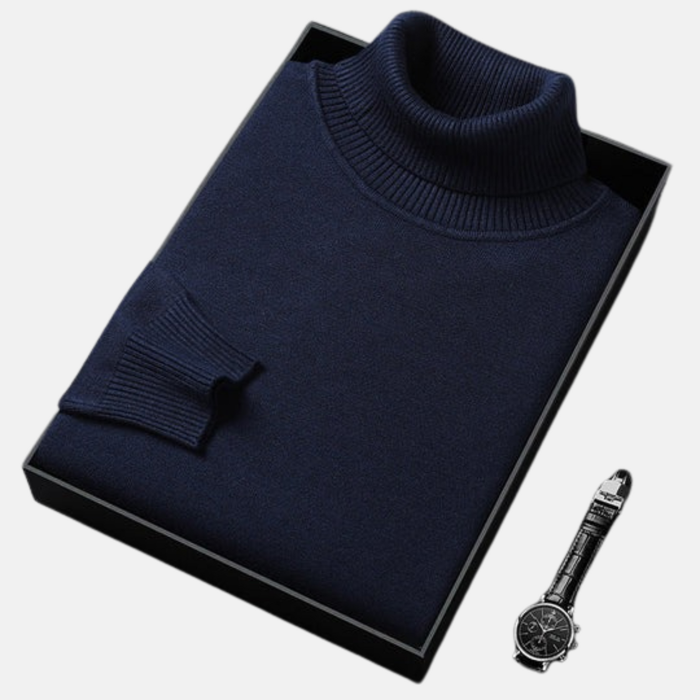 Mistrève | Pull Col Roulé Homme  – Cachemire Luxueux