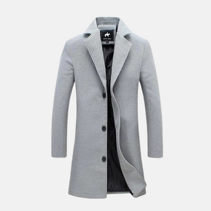 Mistrève | Manteau Long Business Homme – Élégance Coupe-Vent et Chaleur Saisonnière