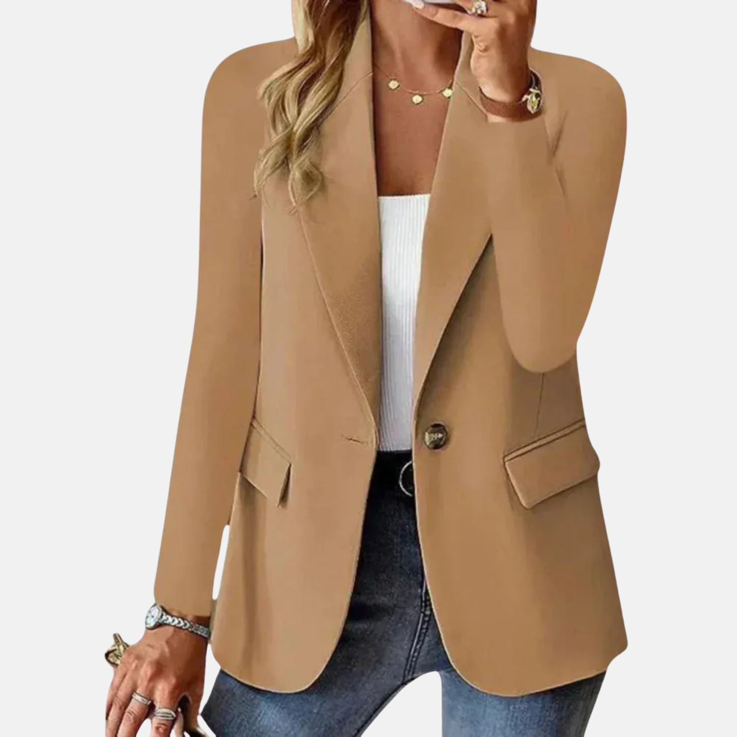 Mistrève | Blazer Tailleur Extensible – Élégance et Confort Flexible