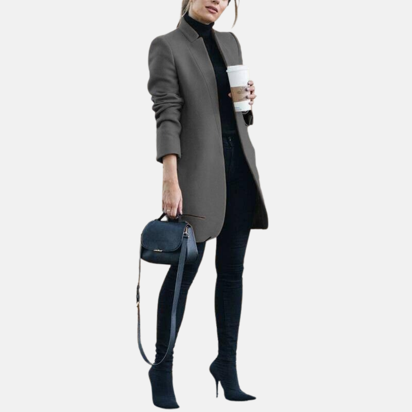Mistrève | Manteau long pour femme – Élégance intemporelle et féminité raffinée