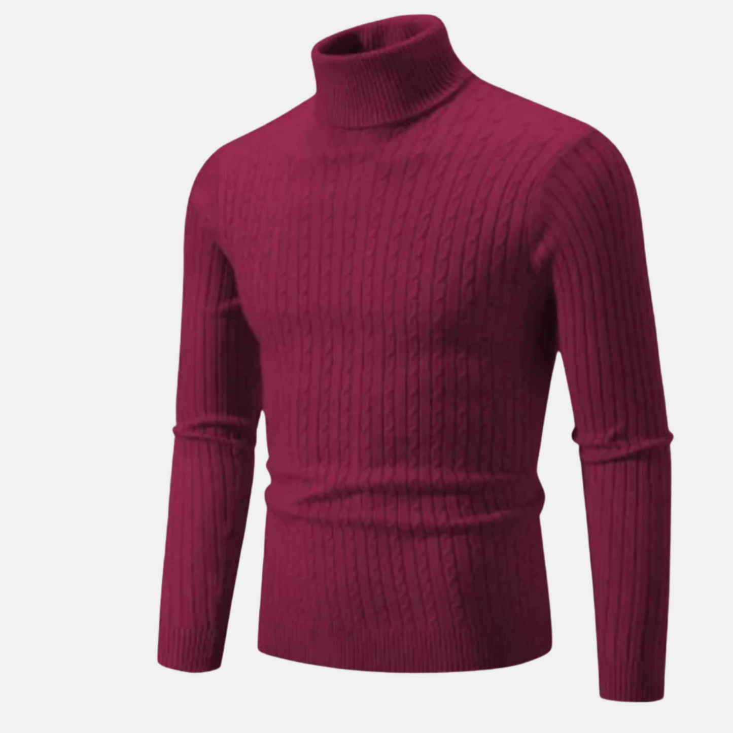 Mistrève | Pull Col Roulé Homme Élégant & Confortable – Style Classique