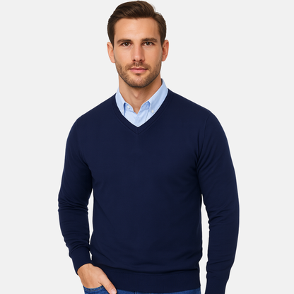 Mistrève | Pull En V Homme – La Douceur Discrète De L’Élégance Quotidienne