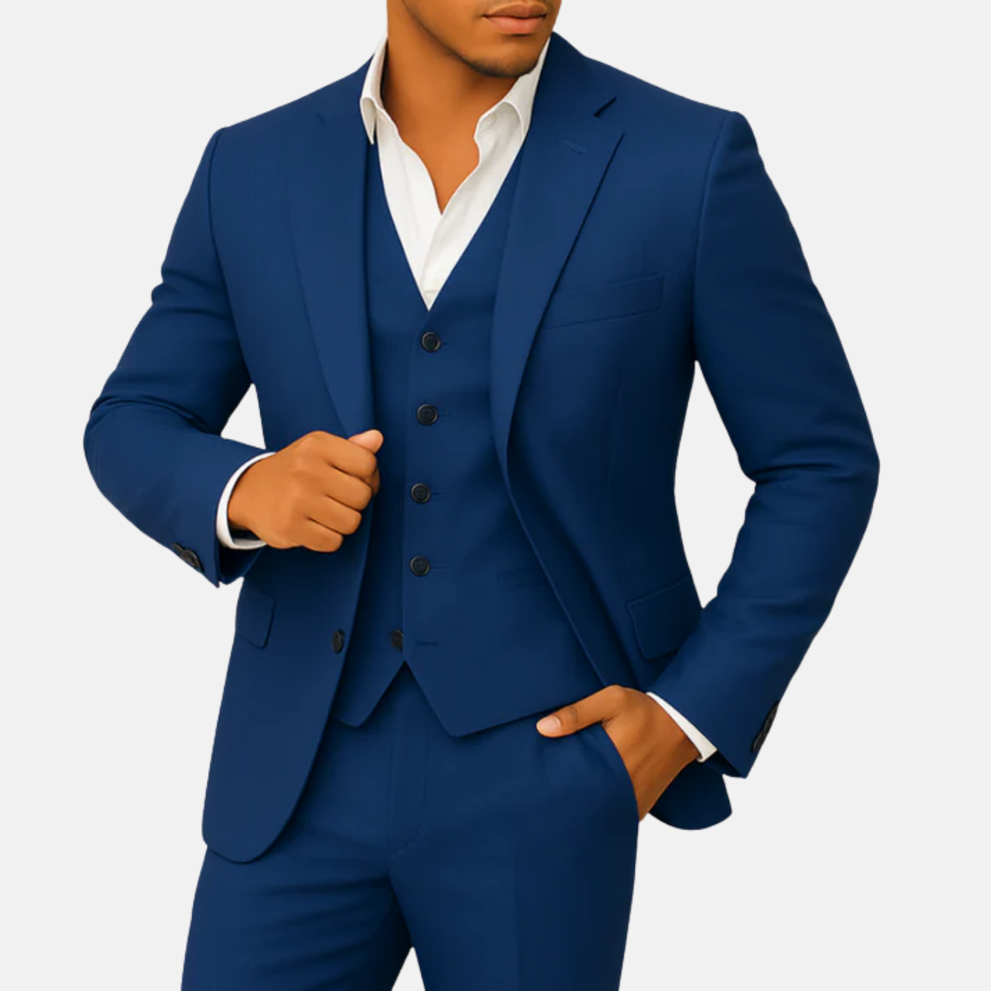 Mistrève | Costume en Lin 3 Pièces pour Homme