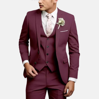 Mistrève | Costume 3 Pièces Homme Slim Fit – Élégance Moderne pour Mariages et Cérémonies