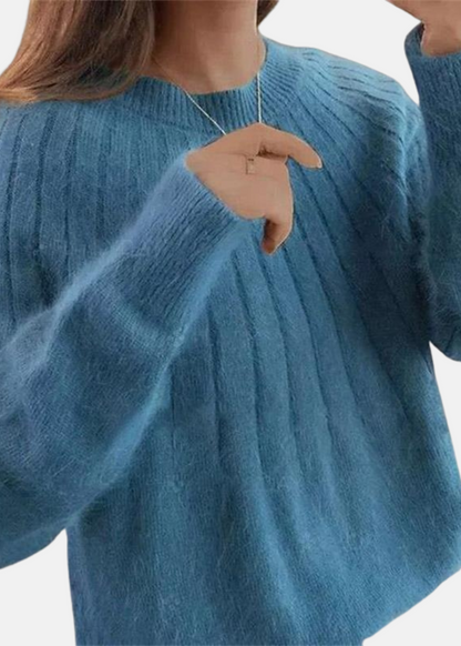 Mistrève | Pull Femme en Cachemire Doux et Fluffy – Chaleur Élégante et Confort Moderne