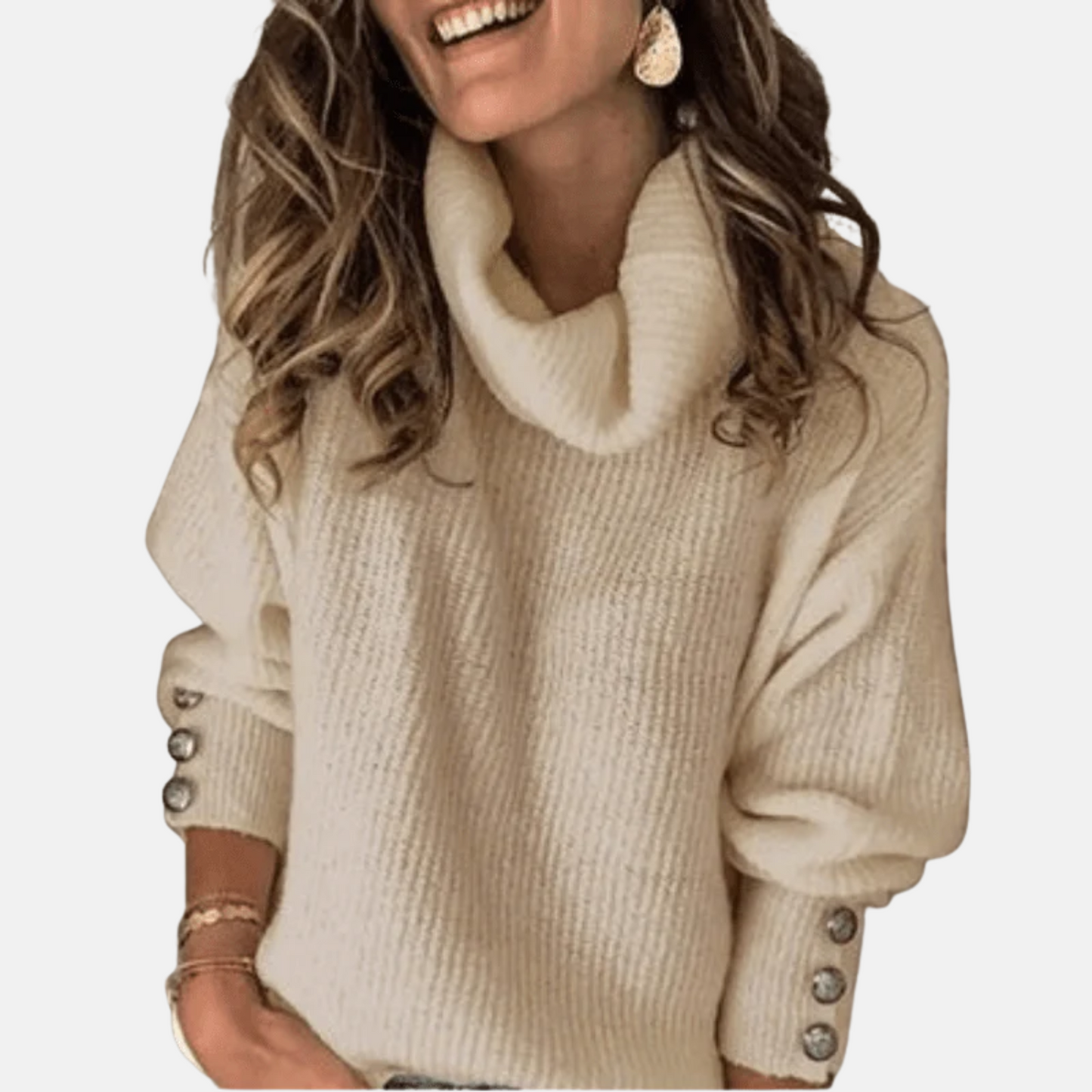 Mistrève | Pull Fin Col Roulé Femme – Élégance Douce & Confort d’Automne