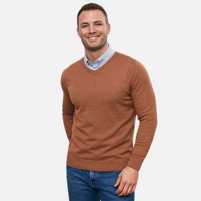 Mistrève | Pull En V Homme – La Douceur Discrète De L’Élégance Quotidienne