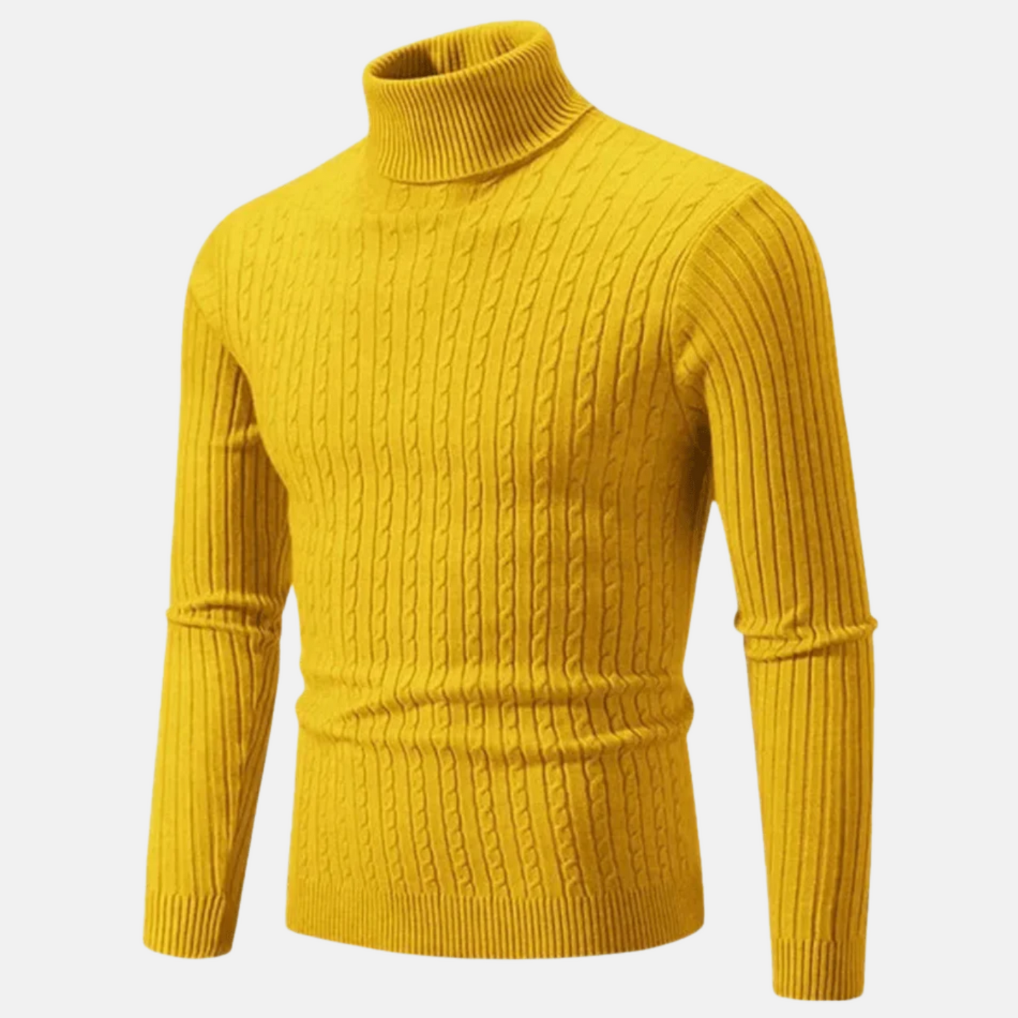 Mistrève | Pull Col Roulé Homme Élégant & Confortable – Style Classique