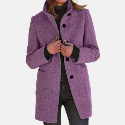 Mistrève | Manteau Femme Coupe-Vent à Col Montant