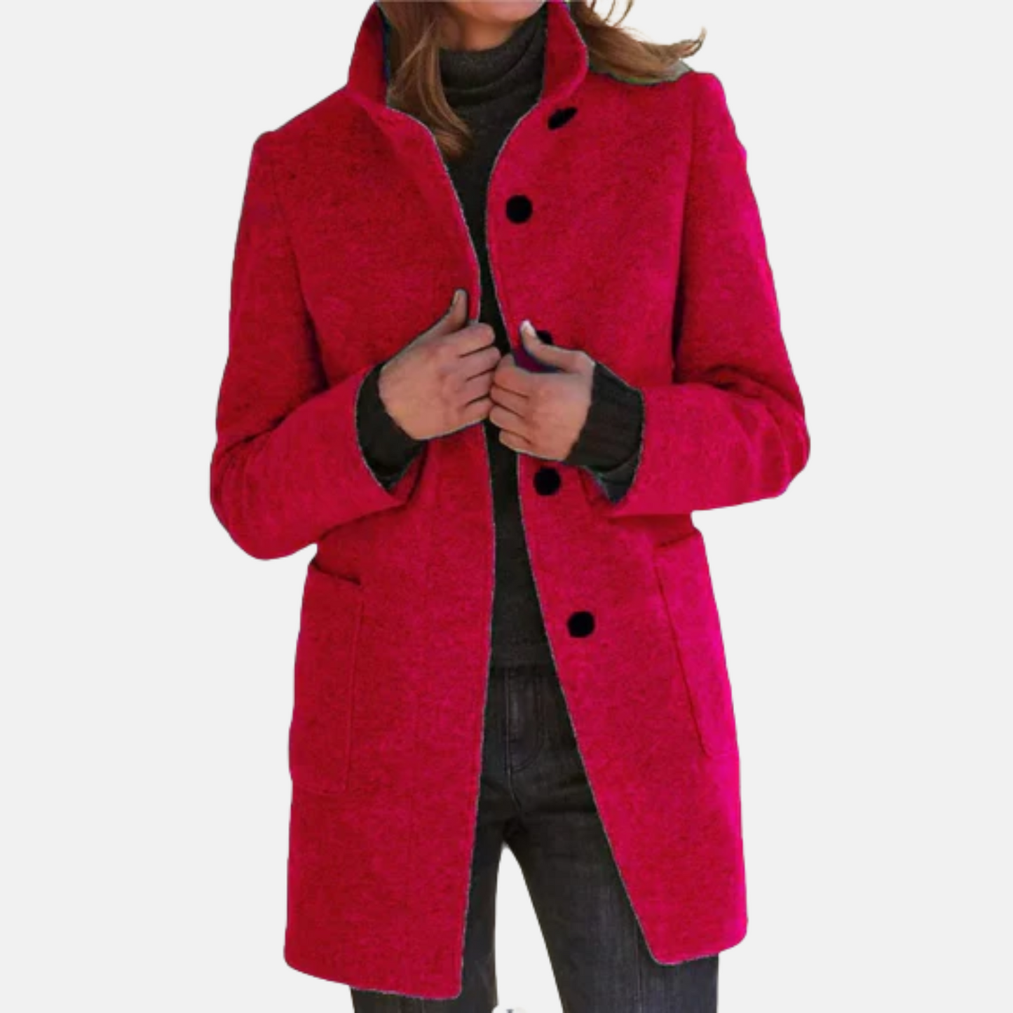 Mistrève | Manteau Femme Coupe-Vent à Col Montant