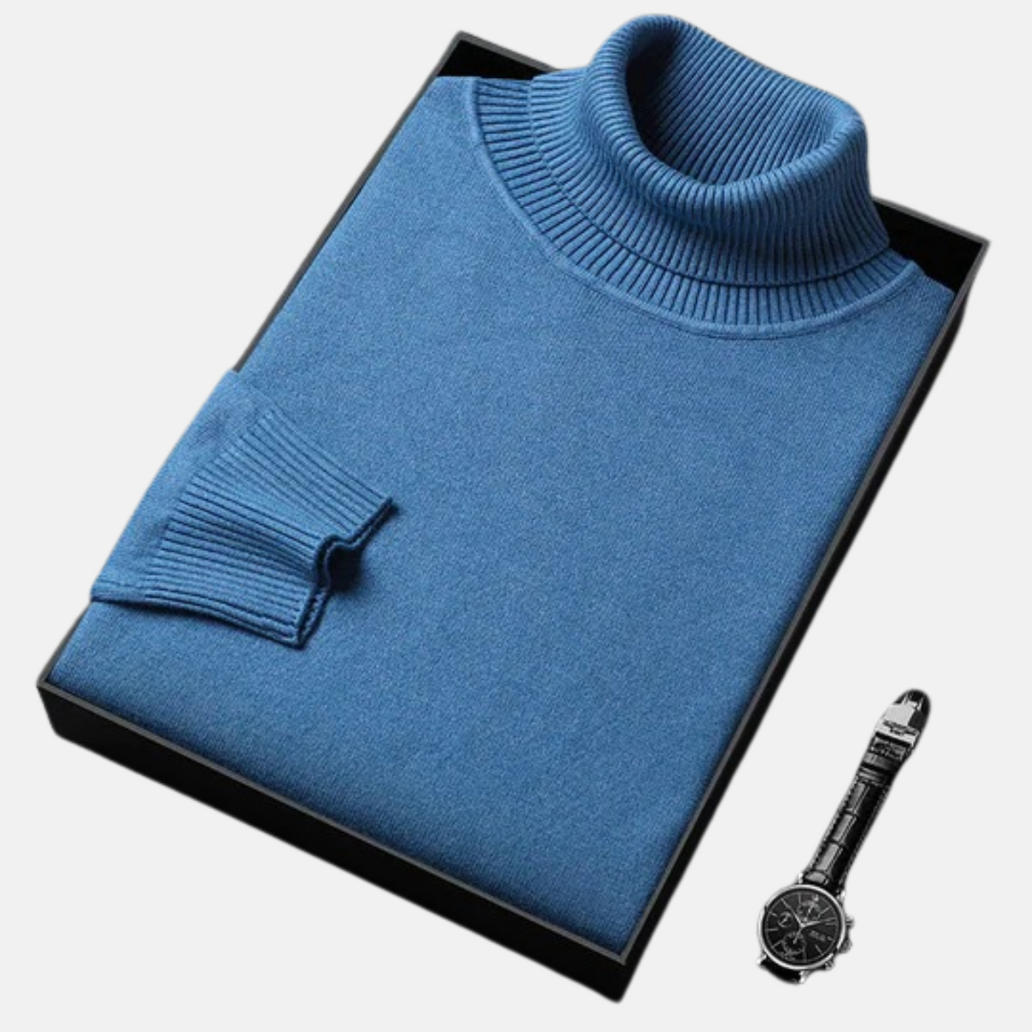 Mistrève | Pull Col Roulé Homme  – Cachemire Luxueux