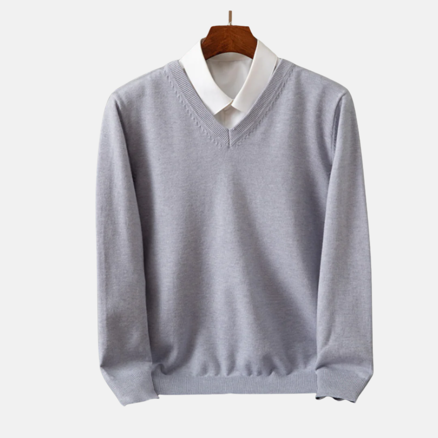 Mistrève | Pull Col V Homme – Douceur Intemporelle et Élégance Moderne