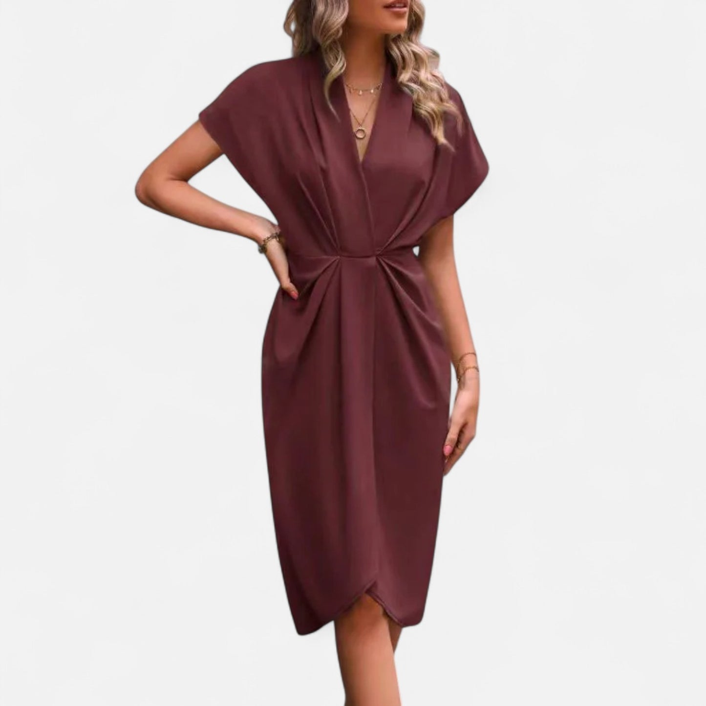 Mistrève | Robes Midi de Luxe pour Femme – Élégance Structurée, Charme Intemporel