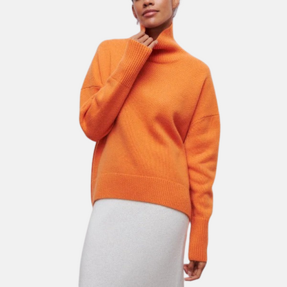 Mistrève | Pull Oversize Col Roulé  – Confort & Élégance Intemporelle