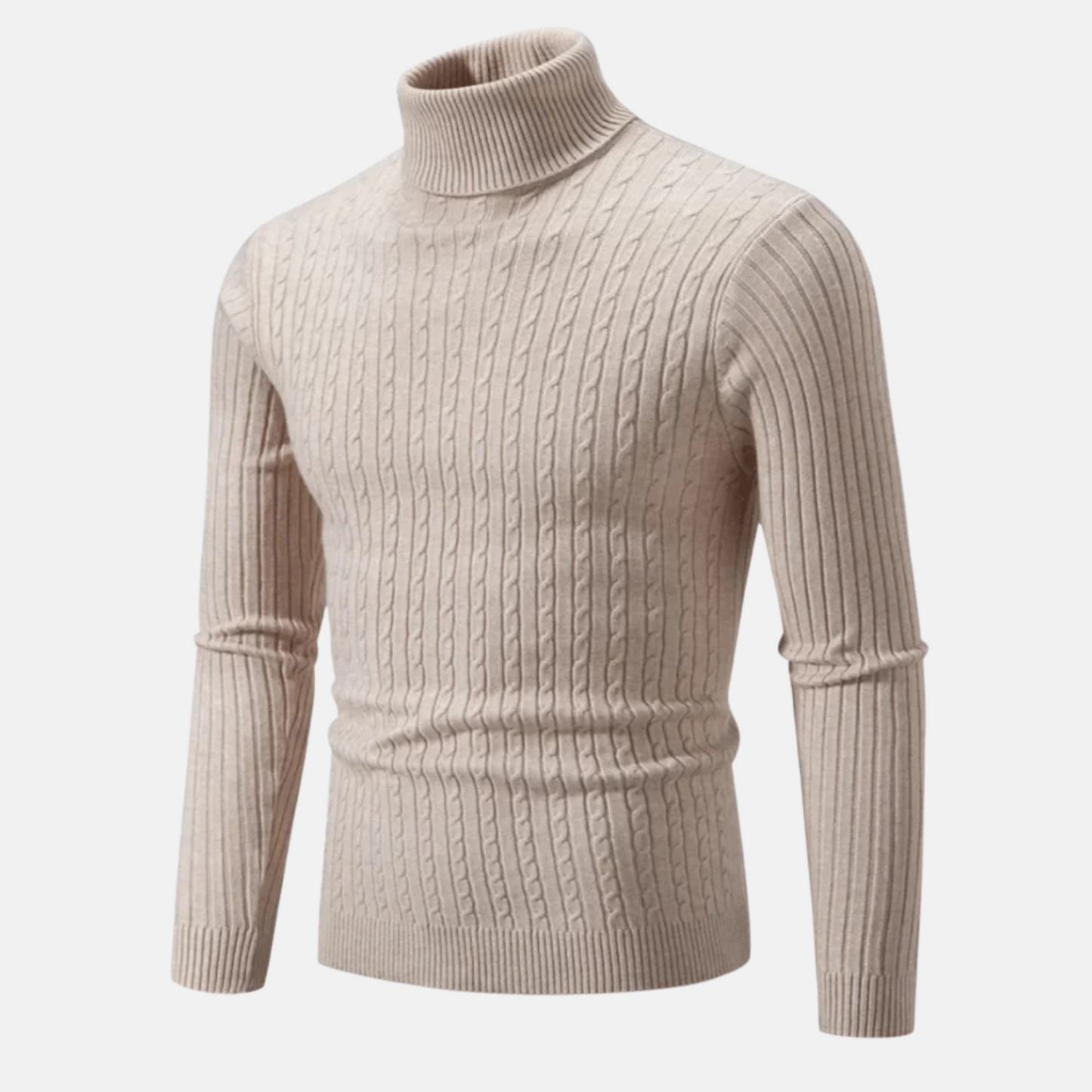 Mistrève | Pull Col Roulé Homme Élégant & Confortable – Style Classique