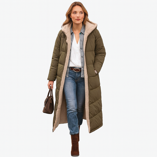 Mistrève | Manteau Long Hiver Femme – Chaleur Optimale & Élégance Intemporelle