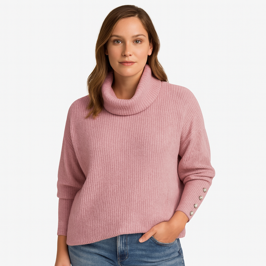 Mistrève | Pull Fin Col Roulé Femme – Élégance Douce & Confort d’Automne