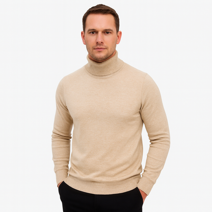 Mistrève | Pull Col Roulé Homme  – Cachemire Luxueux
