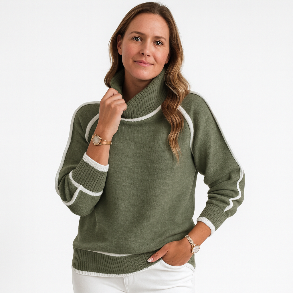 Mistrève | Pull Hiver Doublé Ultra-Doux Femme – Chaleur et Élégance Réunies