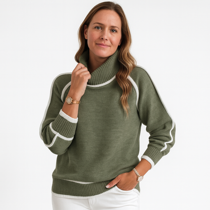 Mistrève | Pull Hiver Doublé Ultra-Doux Femme – Chaleur et Élégance Réunies