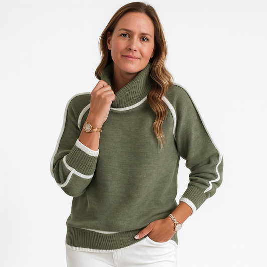 Mistrève | Pull Hiver Doublé Ultra-Doux Femme – Chaleur et Élégance Réunies