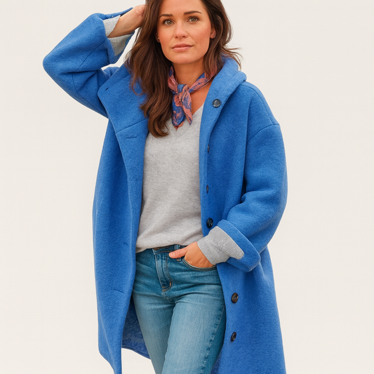 Mistrève | Manteau d’Hiver Femme avec Poches – Élégance Intemporelle et Confort Assuré